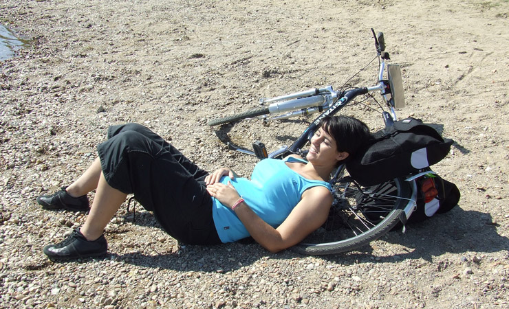 some rest on Loire river banks