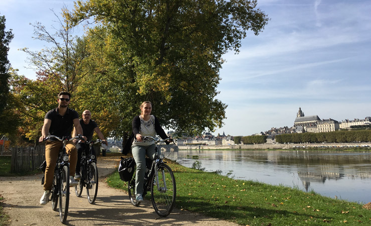Blois cycling path