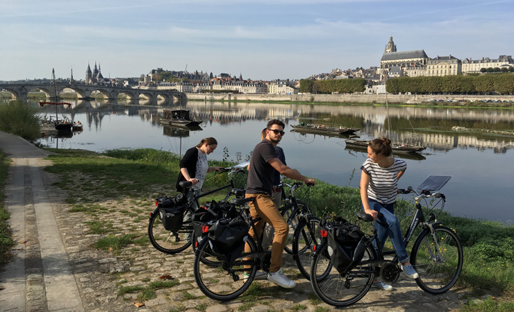 Loire river in Blois