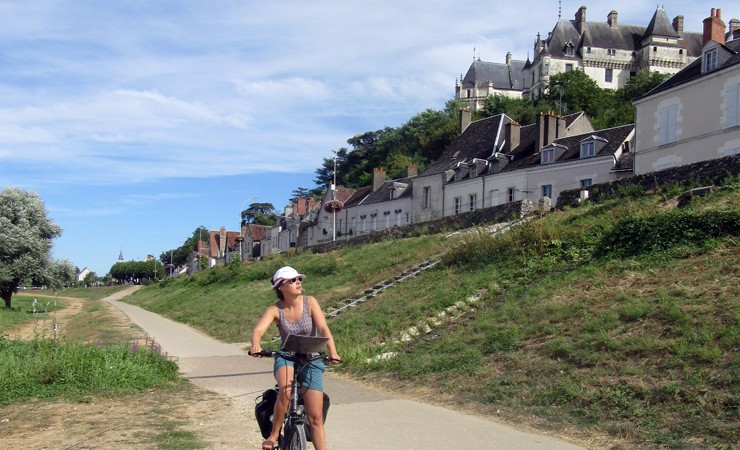cycling paths in Chaumont sur Loire