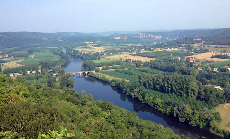 Dordogne river