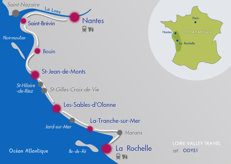 Vélodyssée nantes top la rochelle