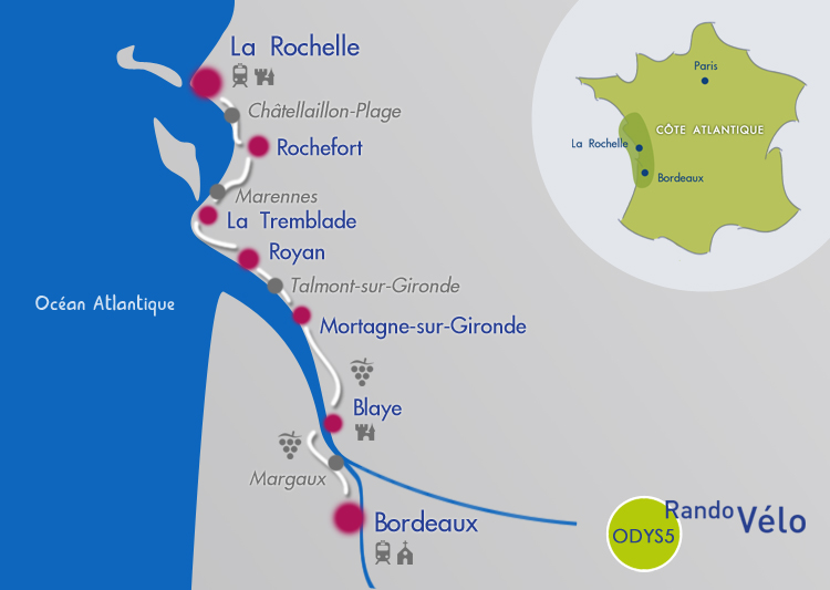 tours from la rochelle to bordeaux
