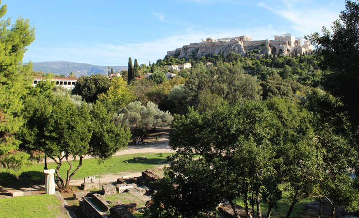 view on the Acropolis - Athens