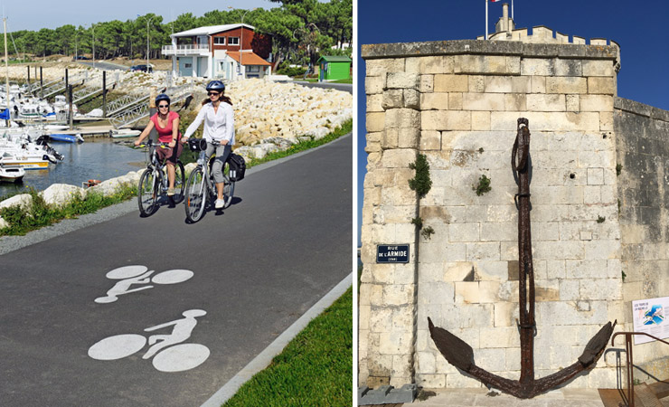 Bike path La Palmyre & La Rochelle