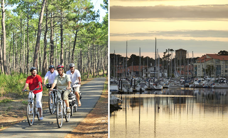 cycling path & Capbreton