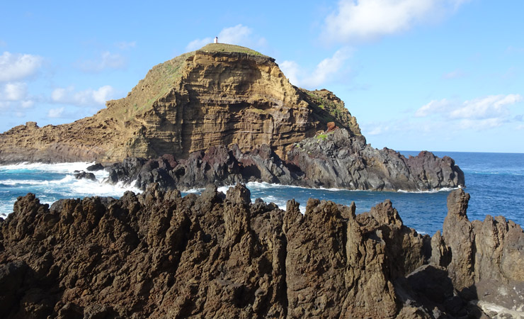 rock off the coast of Porto Moniz