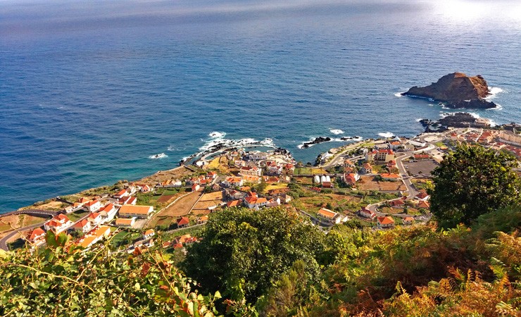 View on Porto Moniz and the lava-pools