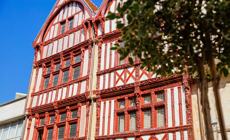 Half-timbered houses - Caen