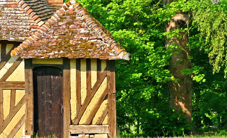 Calvados - half-timbered house