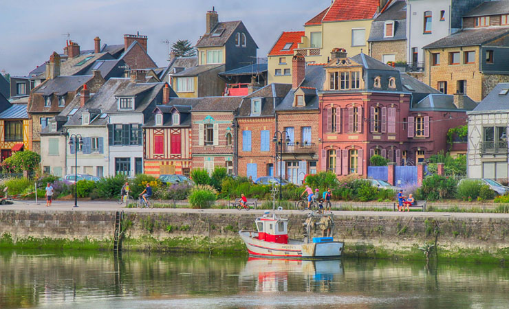 Saint Valery sur Somme view