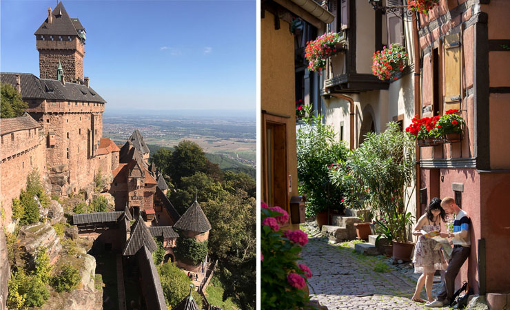 Haut-Koenigsbourg castle / Eguisheim