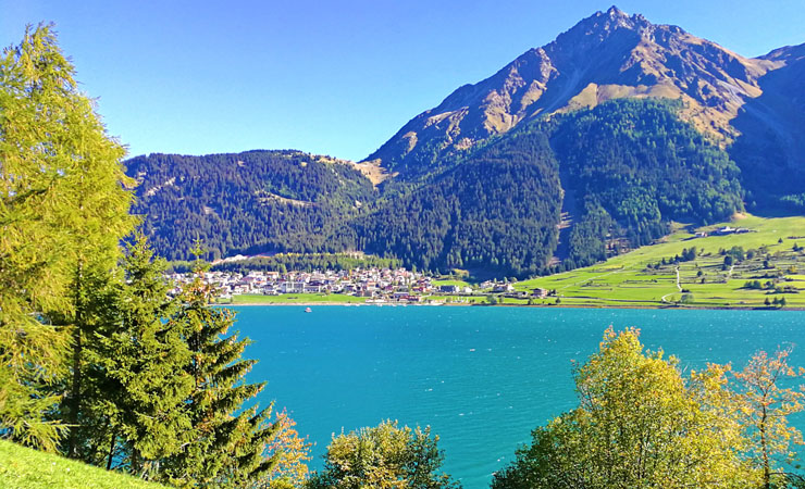 Reschensee lake