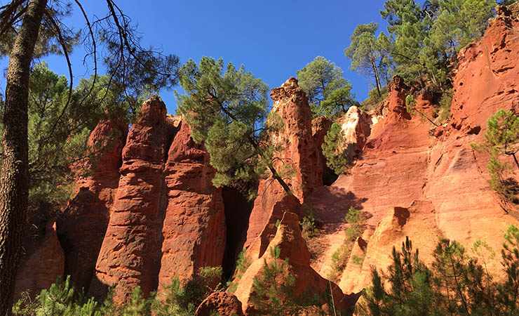 Roussillon - Sentier des Ocres